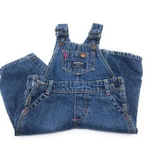 OSHKOSH Baby Girl Denim Overall Bib Jumper 6M